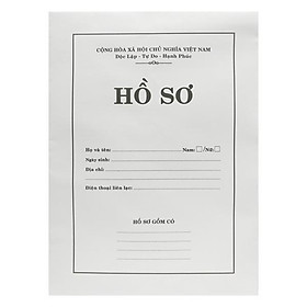 Bộ Hồ Sơ Xin Việc - Màu Trắng