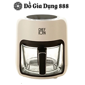 Nồi Chiên Không Dầu CHEFBORN, Lò Nướng Đối Lưu, Công Suất 1200W,  Dung tích 2.5L, Nội Địa Hàn, BH 12 Tháng