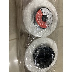 Chỉ may Trắng Mộc 40/2 5000m,(10 cuộn) chất liệu polyester cao cấp, có độ bền màu cao, không bị tưa chỉ khi may, đảm bảo chất lượng