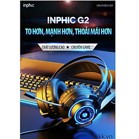 Mua Tai Nghe chụp tai âm thanh nổi 7.1 siêu bass Gaming Inphic G2 tích hợp micro đàm thoại