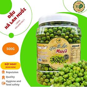 500G ĐẬU HÀ LAN MUỐI GIÒN NGON (HŨ NHỰA)