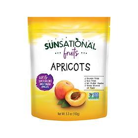 Quả Mơ Giòn Sấy Khô- Sunsational Fruits Apricots- không thêm đường