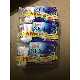Mua 6 gói Băng vệ sinh Diana Sensi cool fresh đêm 29cm tăng 6 gói băng vệ sinh hàng ngày 8miếng