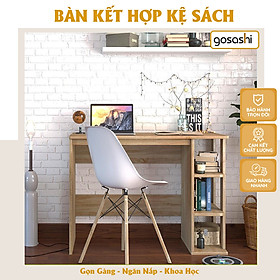 Bàn Học Bàn Làm Việc Kết Hợp Kệ Sách Đa Năng Tiện Dụng Với Người Dùng Kích Thước 100x40cm
