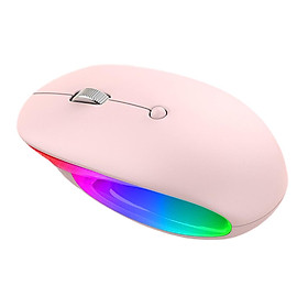 ergonomic mouse led rgb backlit light 2400DPI White