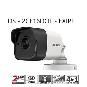 Camera Hikvision Ngoài Trời Smart Hybrid Light Hikvision DS-2CE16D0T-EXLPF 2MP 1080P, 20m, Ánh Sáng - Hàng chính hãng