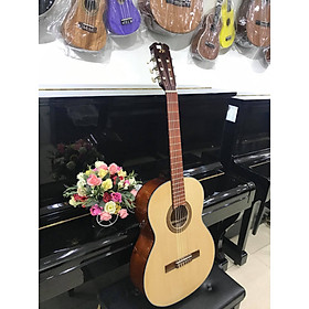 Mua Đàn guitar Classic thùng tròn cổ điển MKC1352T  size 4  vân gỗ  kèm bao da 3 lớp   1 bộ dây dự phòng