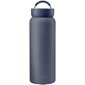 Bình giữ nhiệt bằng thép không gỉ LocknLock Jumbo Tumbler LHC4300NVY 900ML - Màu xanh navy