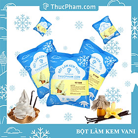 [ĂN BAO GHIỀN❤️] Bột Làm Kem Tươi THUCPHAM.COM Vị Vani 1kg - Công Thức Độc Quyền Hương Vị Mới, Không Gắt, Không Hắc