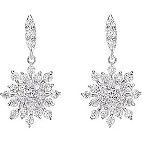 Bông Tai Đính Đá Swarovski Showme SM20158-1 - Bạc