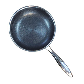 Chảo Inox 304 đúc liền chống dính Blackcube Hàn Quốc Make Up 22cm