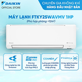 Mua  Miễn phí công lắp  Máy Lạnh Daikin Inverter FTKY25WAVMV 1HP (9000BTU) - Tinh lọc không khí  Tiết kiệm điện năng - HÀNG CHÍNH HÃNG