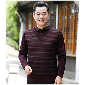 Áo Len Trung Niên Lót Lông Cừu Sang Trọng Siêu Ấm SAL240