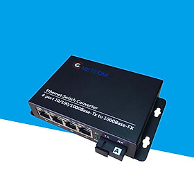 Mua Converter quang 4 port lan 10/100/1000M GNETCOM GNC-2114S-20A - Hàng Chính Hãng