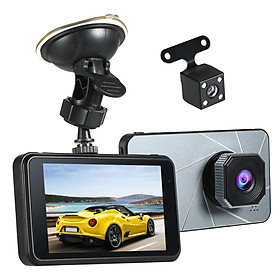 1080P HD Car DVR Dash Cam Car Driving Recorder Dual Len Vehicle Camcorder Loop-cycle Recording G-sensor Motion Detection