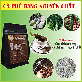 Cà Phê Rang Mộc Nguyên Chất Arabica Cầu Đất - Gói 250g