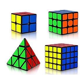 Combo 4 rubik viền đen cao cấp