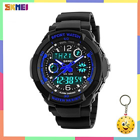 Đồng Hồ Trẻ Em Cho Bé Trai/Gái Chính Hãng SKMEI 1060 Chống Nước 5ATM - Rửa Tay, Đi Mưa, Bơi Lội Thoải Mái - Tặng Kèm Móc Khóa Đồng Hồ Như Hình Siêu Dễ Thương