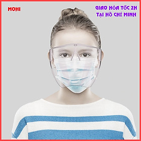 Kính Bảo Hộ Chống Vi Khuẩn, Chống Bụi,Chống Nước Bắn Vào Mặt- Hàng Chính Hãng