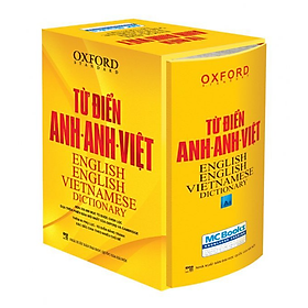 Hình ảnh sách Từ điển Anh – Anh- Việt (Bìa cứng)