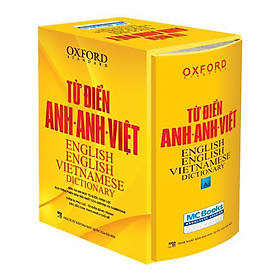 Từ điển Oxford Anh Anh- Việt Bìa cứng màu Vàng