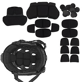 Helmet Padding Helmet Replacement Pads, Soft and Durable Motorcycle Helmet Pads, Replacement Helmet Accessory Foam Pad Set