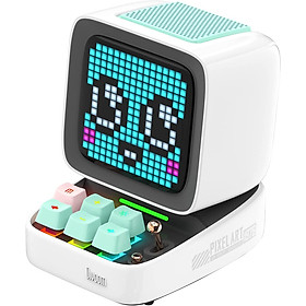 Divoom ditoo-pro cổ điển pixel art bluetooth loa di động đồng hồ báo thức DIY LED DIY DIY DIED HIỂN THỊ Color: PINK