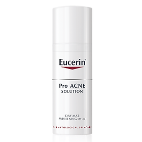 Kem Dưỡng Trắng, Chống Nắng Cho Da Mụn Eucerin Pro ACNE Solution Day Mat Whitening SPF 30 (50ml)