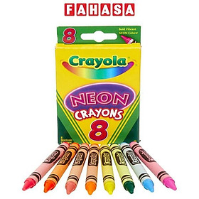 Hộp 8 Bút Sáp Màu Crayon Neon - Crayola 523418