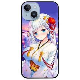 Ốp lưng dành cho Iphone 14 - Iphone 14 Plus - Iphone 14 Pro - Iphone 14 Pro Max - Anime Cô Gái Cài Tóc Đỏ