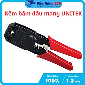 Kềm bấm đầu mạng UNITEK OT37RD Công ty, Kềm bấm dây mạng chuẩn, bấm rj45 cao cấp- Hàng chính hãng