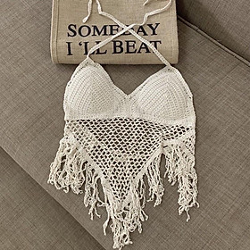 55-Set bộ bikini ren + len móc đi biển mùa hè 2023 có bán lẻ