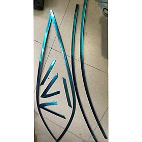 BỘ NẸP VIỀN CONG KÍNH INOX XE HYUNDAI i10 SEDAN-2019