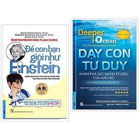 Sách - Combo Để Con Bạn Giỏi Như Einstein  + Dạy Con Tư Duy  - First News