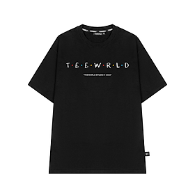 Hình ảnh Áo thun Teeworld Friends T-shirt Trắng Đen Nam Nữ Form Rộng Unisex