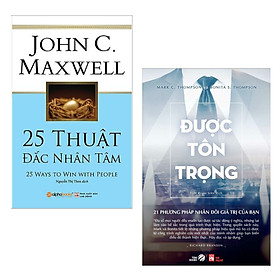 Combo Sách Tư Duy- Kỹ Năng Sống : 25 Thuật Đắc Nhân Tâm+ Được Tôn Trọng - 21 Phương Pháp Nhân Đôi Giá Trị Của Bạn( Tặng Kèm Bookmark Green Life)