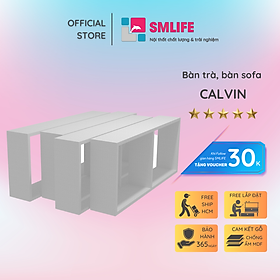 Bàn sofa dáng thấp cho phòng khách SMLIFE Calvin