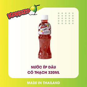 Nước ép dâu Kokozo có thạch 320ml lốc 6 chai