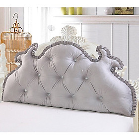 Gối Tựa Kê Đầu Giường Cute LIDACO, Vải Nhung Siêu Mềm Mịn, Mang Phong Cách Vintage