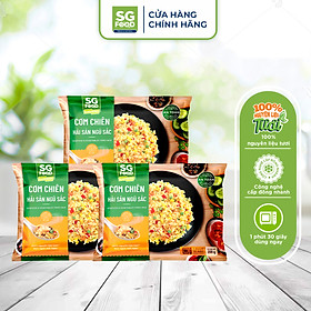 Hình ảnh Combo 3 cơm chiên hải sản ngũ sắc Sài Gòn Food 200g