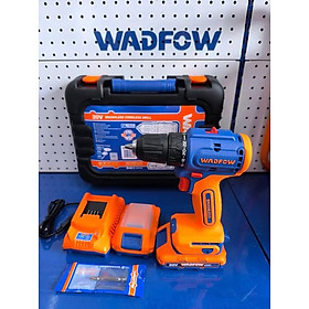 MÁY KHOAN DÙNG PIN 20V (KHÔNG CHỔI THAN) 50NM WADFOW WCDP552 - HÀNG CHÍNH HÃNG