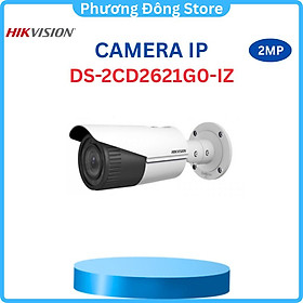 Camera IP 2MP HIKVISION DS-2CD2621G0-IZ ống kính Zoom, nhận diện khuôn mặt - Hàng chính hãng