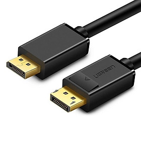 Ugreen UG10211DP102TK 2M Màu Đen Cáp 2 Đầu Displayport chuẩn V1.2 thuần đồng - HÀNG CHÍNH HÃNG