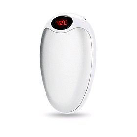 Sạc Dự Phòng Với Chức Năng Sưởi Ấm Tay Tiện Lợi - Bạc