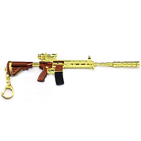 Móc khóa game PUBG - M416 vàng đồng - 18cm