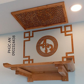 Mua Mẫu bàn thờ hiện đại chung cư mã 1A68CV Size 68 x 48 trọn bộ đầy đủ y như trong hình tại Sóc Trăng