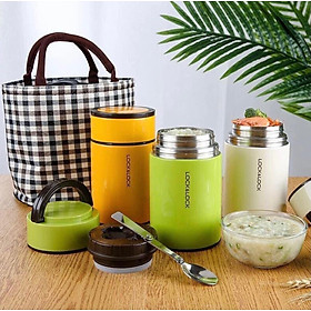 Mua Bình Ủ Cháo Giữ Nhiệt Cao Cấp Dung Tích 750 ml LHC8022 (cam kết hàng chuẩn  y hình)