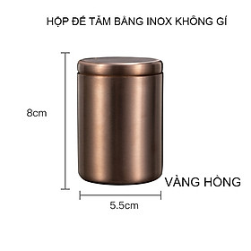 Mua Hộp để tăm tre làm bằng inox không gỉ  dày dặn  có nhiều màu cho khách lựa chọn