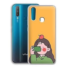 Ốp lưng dẻo cho điện thoại Vivo Y17 - 01223 7899 GIRL01 - in hình chibi dễ thương - Hàng Chính Hãng
