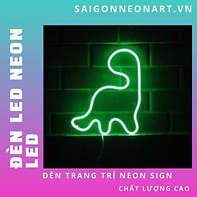 Mua Đèn LED neon sign hình CHÚ KHỦNG LONG | Saigonneonart | Sử dụng điện 12V | Chuyên dùng trang trí tường  trang trí phòng ngủ  trang trí nhà   trang trí quán coffee  trang trí cửa hàng